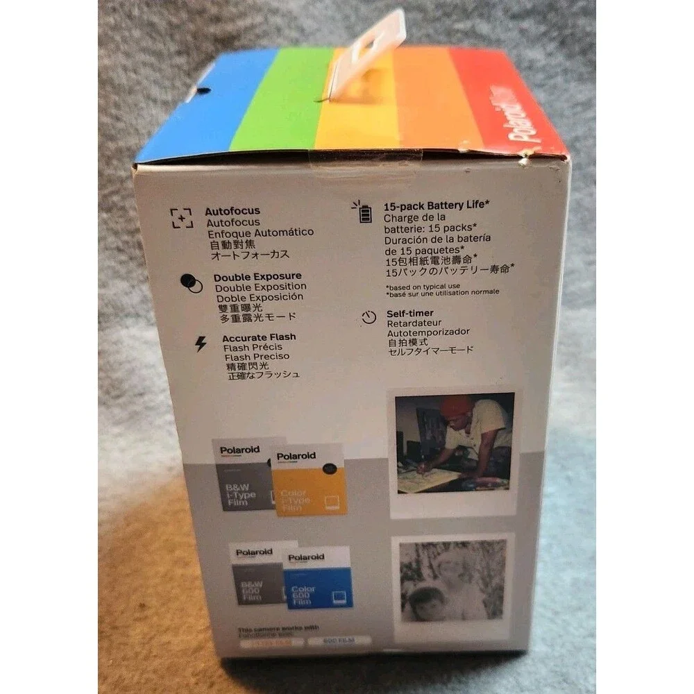 Polaroid Now Autofocus I-Type Instant Camera White
